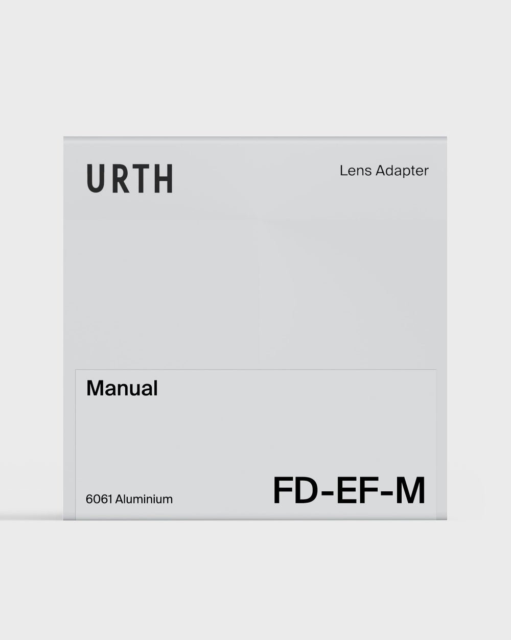 Canon FD Lens Mount to Canon EF-M Camera Mount