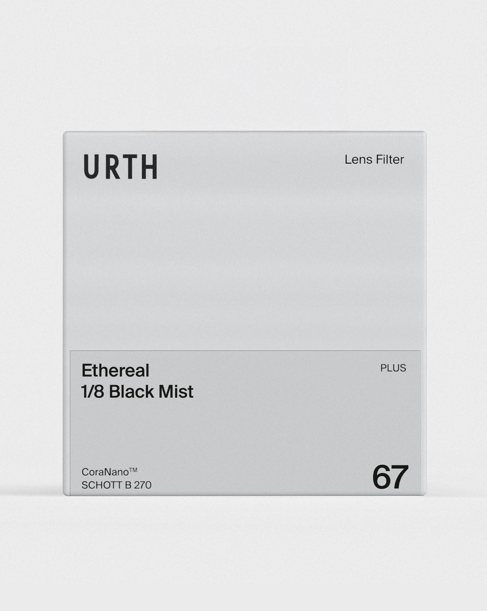 Filtre Urth Ethereal Black Mist ¼ Plus+ 39 Mm – Diffusion Cinématographique, Verre SCHOTT Allemand, Garantie à Vie